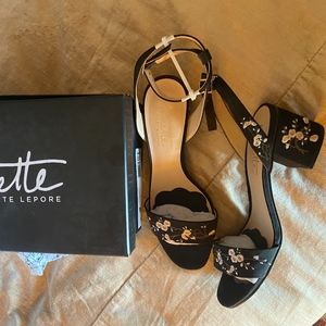 NANETTE nanette lepore, Ruby Embroidered Sandal